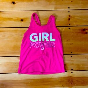 Pink glow in the dark no sleeve top